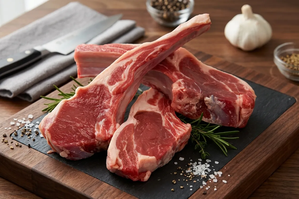 Greek-Romanian Lamb Chops